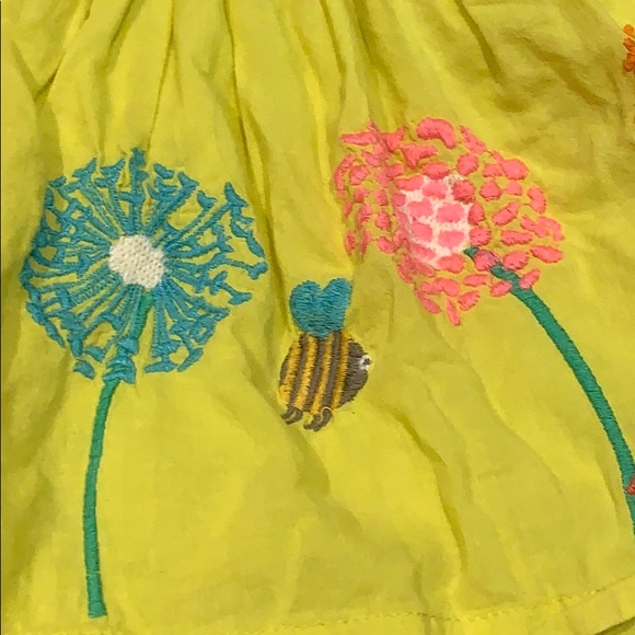 🦄 Mini Boden 3-4Y Adorable Green Skirt Girl 🐝 - Picture 2 of 4